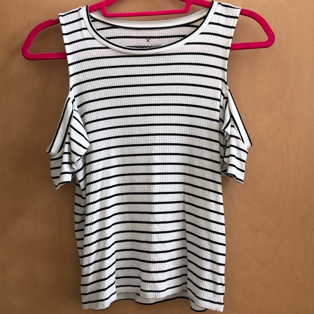 American Eagle Soft & Sexy Striped Top - Picture 2 of 3